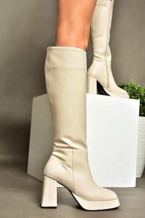 چکمه بژ زنانه جیر Fox Shoes - کد 765424699
