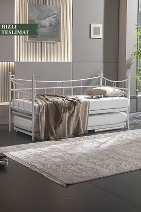 چارچوب تخت سفید فلزی Unimet - کد 156053999