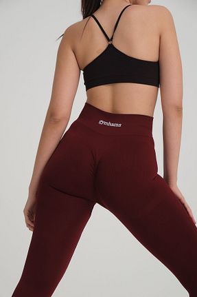 ساق شلواری اسپرت قهوه ای زنانه بافت gymhams - کد 817459358