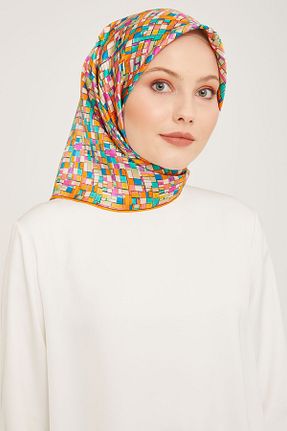 روسری سفید ساتن Armine - کد 765427570