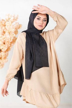 شال مشکی زنانه پلی استر haremscarfs - کد 658286812