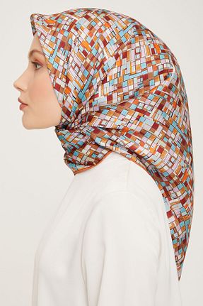 روسری رنگی ساتن Armine - کد 774322452