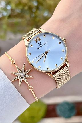 ساعت مچی زرد زنانه 31-35 میلی متر Daniel Klein - کد 849033907