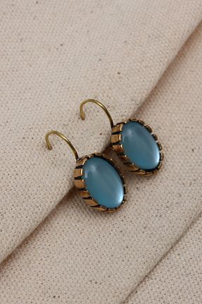 گوشواره جواهر آبی منجق Süspüs Accessories - کد 848714766
