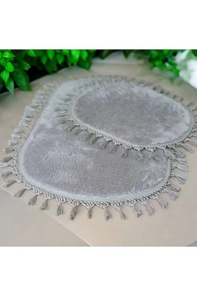 پادری حمام طوسی میکروفیبر ALTUN CARPET - کد 848726132