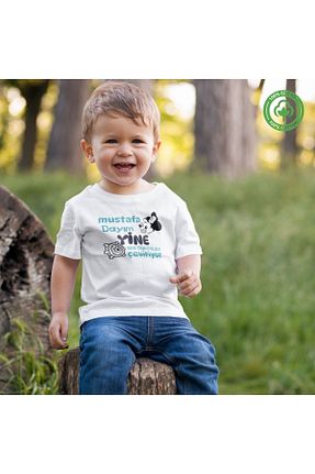 تیشرت سفید بچه گانه رگولار Asilcomkids - کد 848213566
