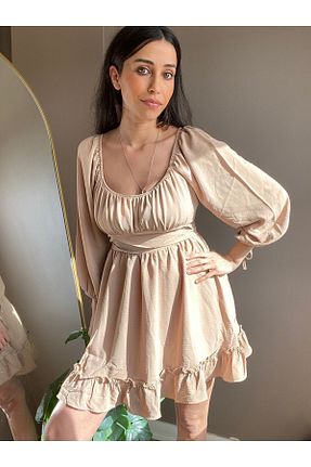 لباس بژ زنانه بافتنی Luleboutique - کد 274012838