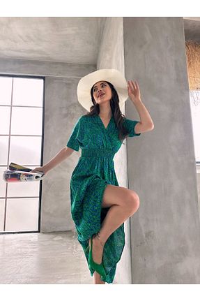 لباس سبز زنانه بافتنی asur boutique - کد 829774851