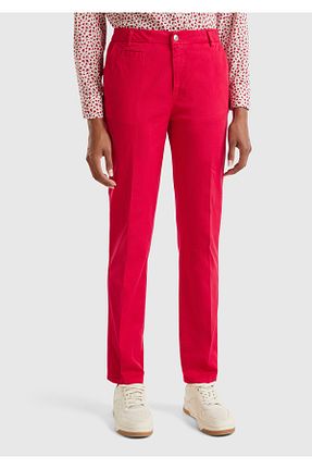 شلوار قرمز زنانه الاستین United Colors of Benetton - کد 848761439