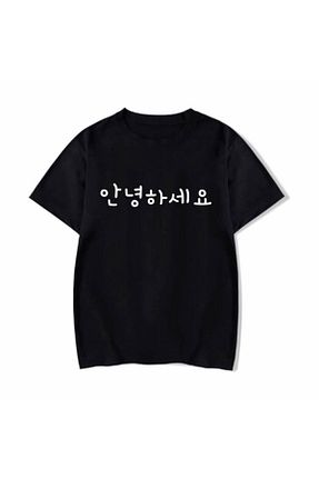 تیشرت مشکی زنانه رگولار Korefanzin - کد 104935985