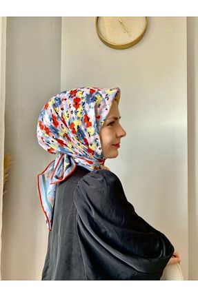 روسری رنگی پنبه ای MODAZEREN - کد 848786596