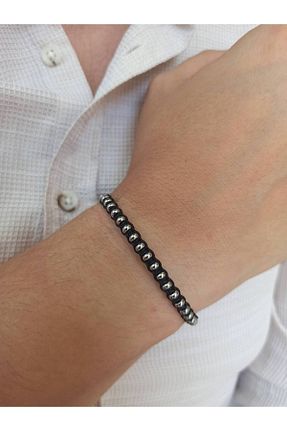 دستبند جواهر مشکی مردانه استیل (فولاد) TREND - کد 847574088