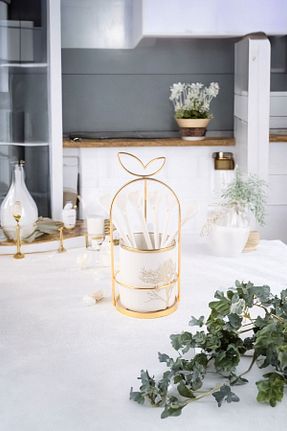 جای قاشق سفید پرسلن Vadi - کد 843548537