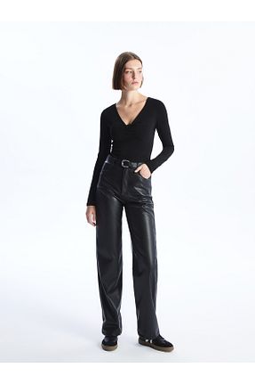 بلوز طوسی زنانه ساده LC Waikiki - کد 848849199