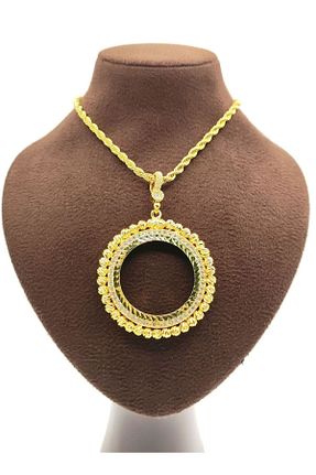گردنبند جواهر طلائی زنانه روکش طلا Ceylin Gold - کد 244619696