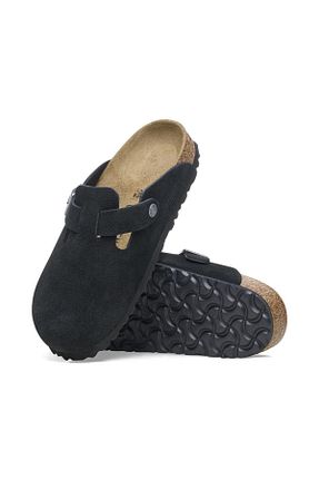 دمپائی مشکی زنانه پاشنه تخت Birkenstock - کد 848999327