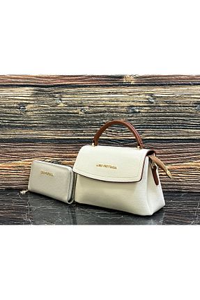 کیف دوشی بژ زنانه چرم مصنوعی LUIS VICTORIA - کد 848934510