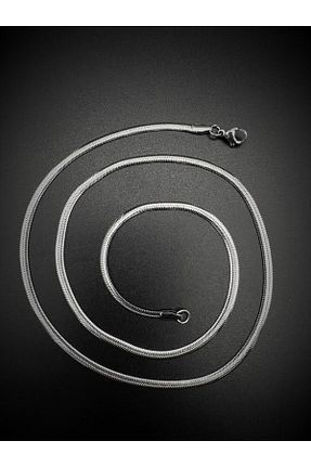 گردنبند استیل ( فولاد ) بژ زنانه استیل (فولاد) MAZEN - کد 378126012