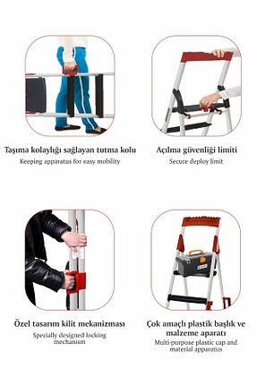 نردبان Devecioğlu - کد 827660011