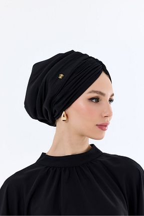 کلاه شنای حجاب مشکی زنانه ladrans - کد 849047440