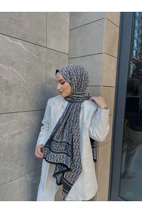 شال مشکی زنانه ابریشم qarya Tasarım - کد 849059050