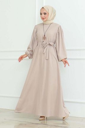 لباس حجاب قهوه ای زنانه Balon Genel Markalar - کد 849063722