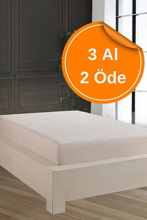 ست ملحفه دونفره بژ پنبه ای conzaliza - کد 849066122