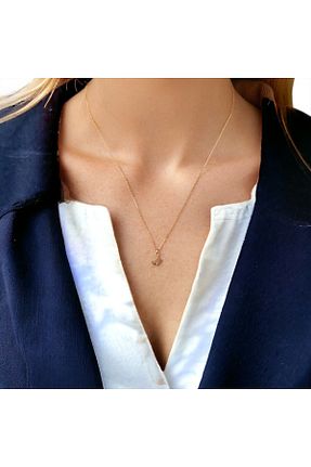 گردنبند طلا طلائی زنانه 14 عیار Moda Kulesi - کد 849072961