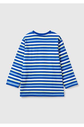 تیشرت آبی بچه گانه رگولار United Colors of Benetton - کد 849109115