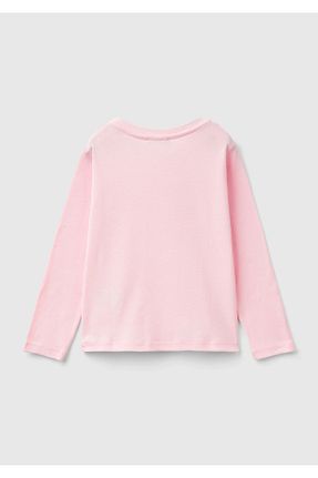 تیشرت صورتی بچه گانه رگولار United Colors of Benetton - کد 849109785