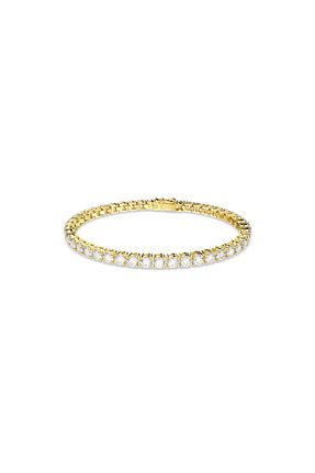 النگو قهوه ای زنانه 8 عیار Swarovski - کد 750663396