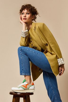 کفش اسنیکر سفید زنانه بند دار Bestyle - کد 820322888