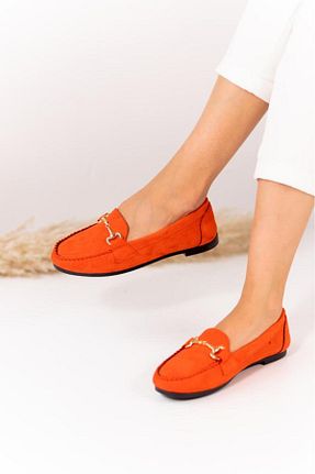 بابت نارنجی زنانه چرم مصنوعی AZTEKA - کد 317280558