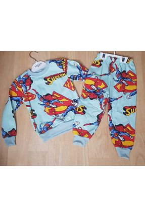 ست بالاتنه و پائین تنه فیروزه ای بچه گانه تریکو istefani kids - کد 849140888