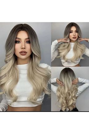 کلاه گیس زرد زنانه Fenomen Peruk - کد 759099248