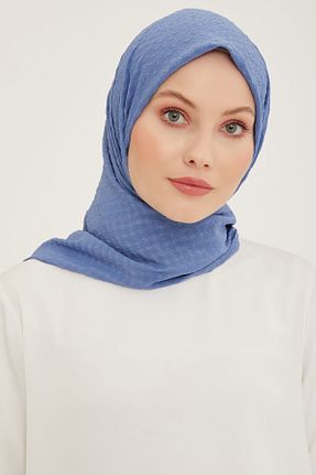 روسری آبی پلی استر Armine - کد 795867862