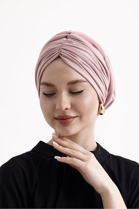 کلاه شنای حجاب صورتی زنانه ladrans - کد 849148354