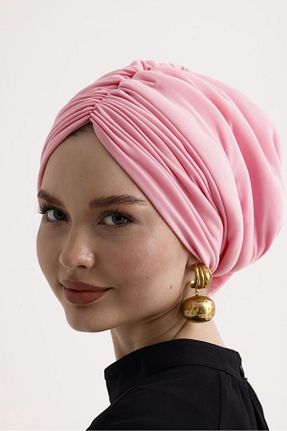 کلاه شنای حجاب صورتی زنانه ladrans - کد 849148087