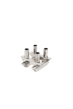 شمعدان و شمع گیر سفید فلزی Mikasa Moor - کد 36827960