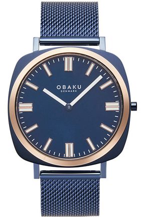ساعت مچی سرمه ای مردانه 40 میلی متر Obaku - کد 827372924