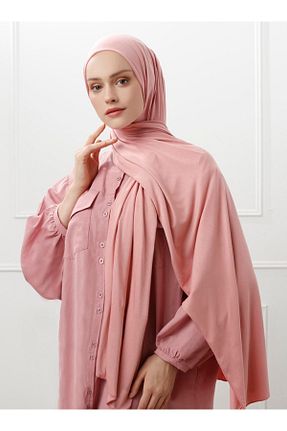 روسری صورتی پنبه ای Saless - کد 49470128