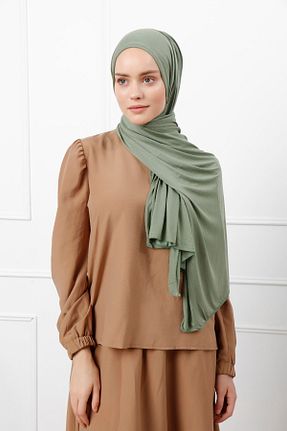 روسری سبز پنبه ای Saless - کد 59099151