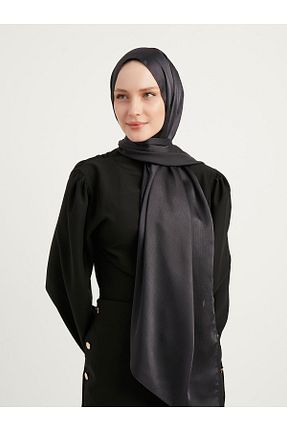 روسری طوسی پلی استر Saless - کد 823019271
