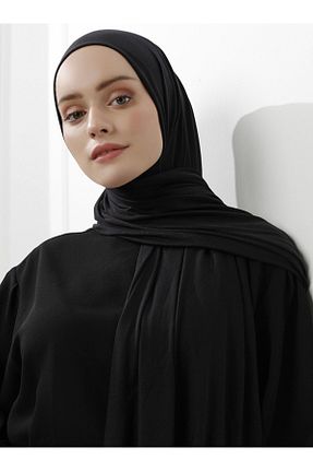 روسری مشکی پنبه ای Saless - کد 49575628