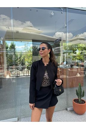 ست بالاتنه و پائین تنه مشکی زنانه بافتنی sinemkivanc co - کد 849239613