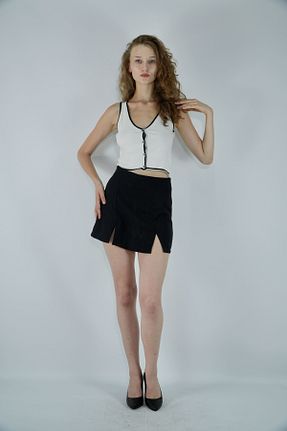 دامن مشکی زنانه پارچه Butik - کد 849278413