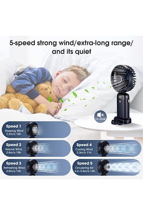 پنکه سرمه ای Mini Fan EN SİGA - کد 848144923
