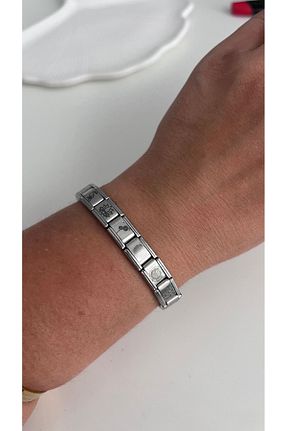 دستبند استیل (فولاد) زنانه استیل ضد زنگ Alışveriş Bekçisi - کد 849304385
