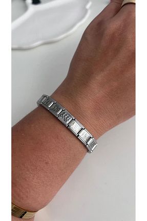 دستبند استیل (فولاد) زنانه استیل ضد زنگ Alışveriş Bekçisi - کد 849304385
