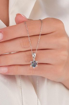 گردنبند نقره رنگی زنانه 925 عیار Tmt Silver - کد 849304665